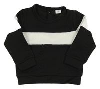 Černo-bílá mikina 