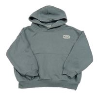 Šedá mikina s nápisem a kapucí Zara