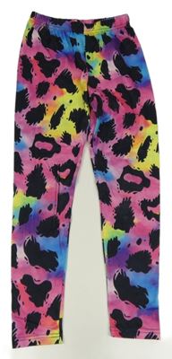 BArevné legíny s flíčky 