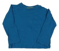 Modré triko s kapsou LC Waikiki