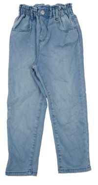 Světlemodré elastické rifle Zara