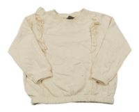 Světlerůžová mikina s volánky Little kids