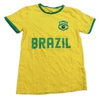 Žluto-zelené tričko - Brazílie Tu