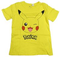 Žluté tričko s Pikachu zn. H&M