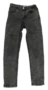 Šedočerné skinny rifle Zara
