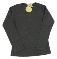 Nové - Šedé melírované triko Mixiaomeng