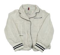 Bílá šusťáková jarní bunda Moncler