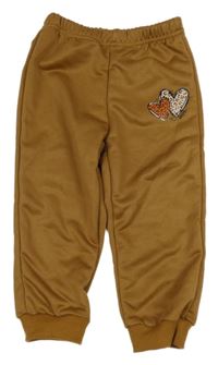 Medové tepláky se srdíčky 