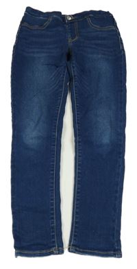 Tmavomodré teplákové skinny rifle Levi´s