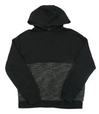 Černo-žíhaná mikina s kapucí M&S