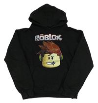 Černá mikina Roblox s kapucí