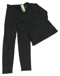 Nové - 2set - Antracitové funkční spodní triko + legíny Crane