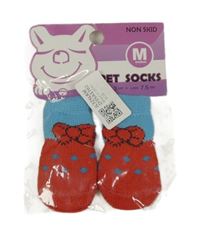 Nové - Červeno-modré ponožky pro psy 