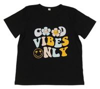 Černé tričko s nápisem 