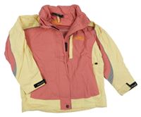 Růžovo-vanilková šusťáková jarní funkční bunda Moorhead