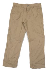 Béžové plátěné chino kalhoty H&M