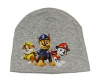 Šedá melírovaná čepice s PAW PATROL C&A
