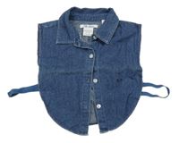 Modrá riflová halenková vsadka NIK&NIK