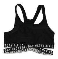 Černá plavková lambáda s nápisy H&M