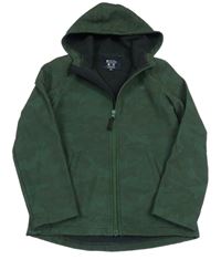 Khaki army softshellová bunda s kapucí MOUNTAIN WAREHOUSE