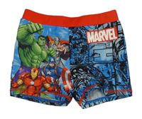 Modro-barevné nohavičkové plavky s Avengers Marvel