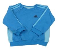 Modrá mikina s logem Adidas