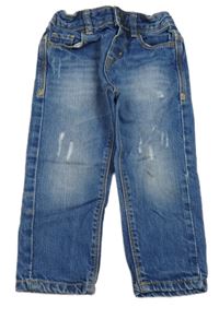 Modré slim rifle s prošoupáním Denim Co.