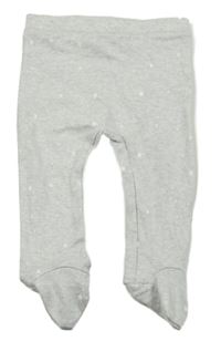 Šedé melírované polodupky s hvězdami Matalan