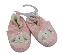 Nové - Růžové melírované capáčky s králíkem F&F vel. 16/17