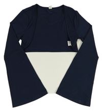 Tmavomodré bolerko Shein