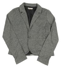 Tmavošedé melírované teplákové sako H&M