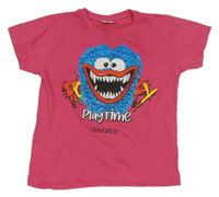 Fuchsiové tričko s Huggy Waggy