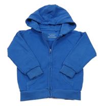 Safírová propínací mikina s kapucí Primark