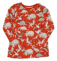 Červené triko s dinosaury George