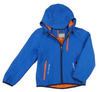 Modrá softshellová bunda s kapucí C&A