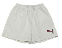 Bílé sportovní kraťasy s logem Puma