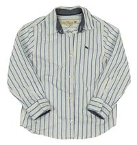 Bílo-modrá pruhovaná košile H&M