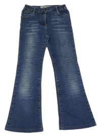 Tmavomodré boot cut rifle C&A