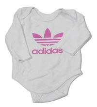 Bílé body s potiskem Adidas