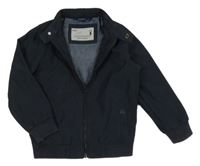 Tmavomodrý šusťákový podzimní bomber Next