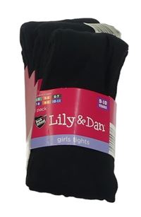 Nové - 3x černé punčocháče Lily & Dan