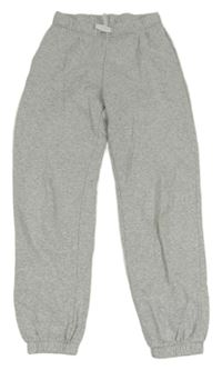 Šedé melírované tepláky H&M