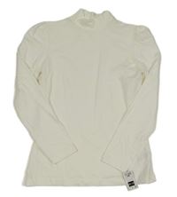 Nové - smetanové triko se stojáčkem Dunnes 