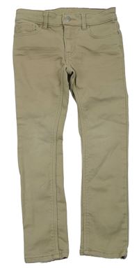 Béžové slim fit rifle H&M