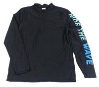 Černé UV triko s nápisem M&S
