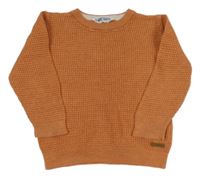 Broskvový vzorovaný svetr H&M