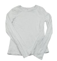 Bílé crop triko H&M