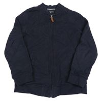 Tmavomodrá propínací mikina C&A