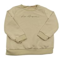 Béžová mikina s nápisem Shein