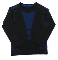 Černo-modré funkční triko Crivit